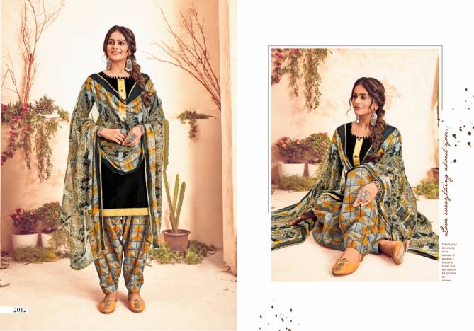 Rajjo 2001 Series Glace Cotton Printed Regular Wear Dress Material Collection